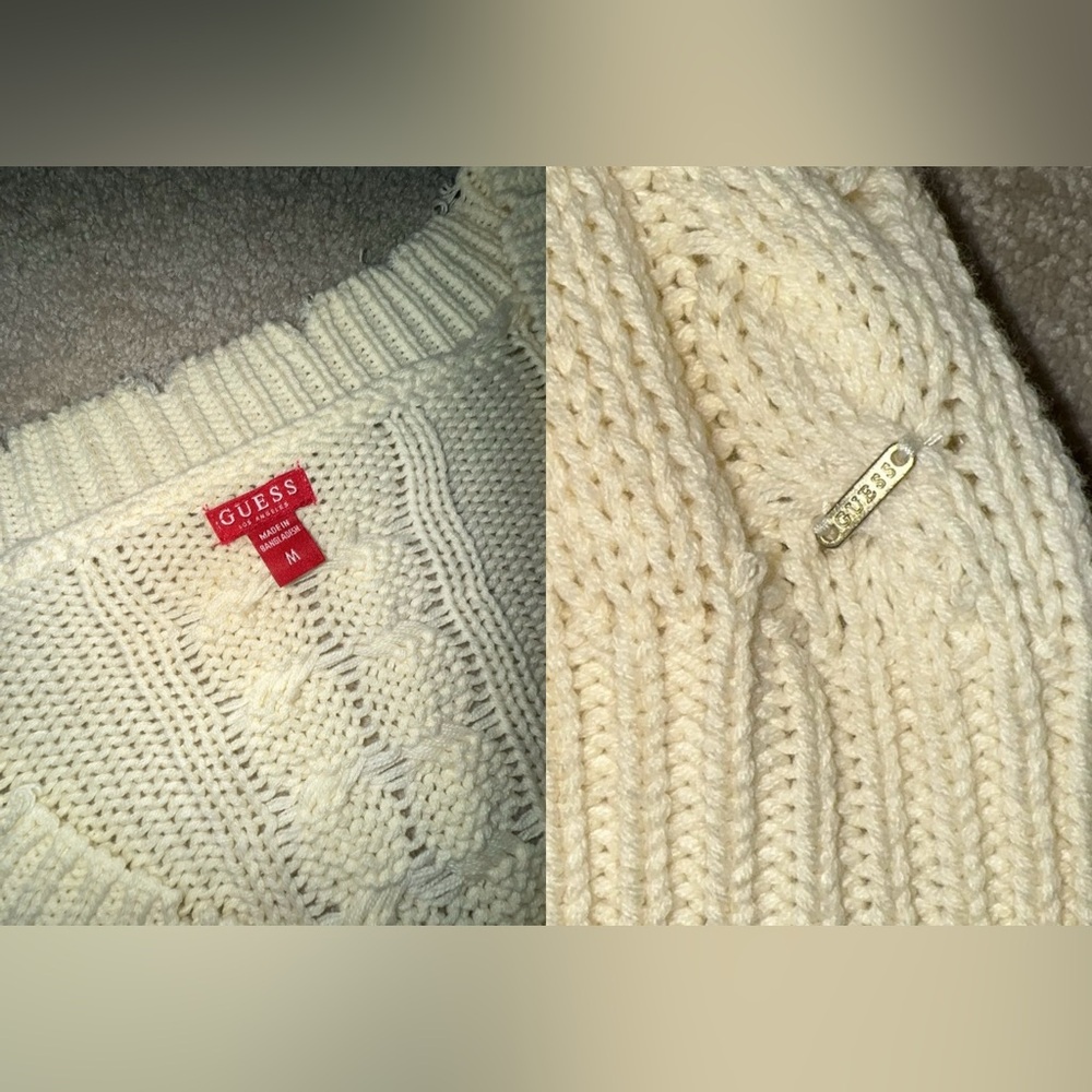 GUESS Cable Knit Sweater - Picture 2 of 2